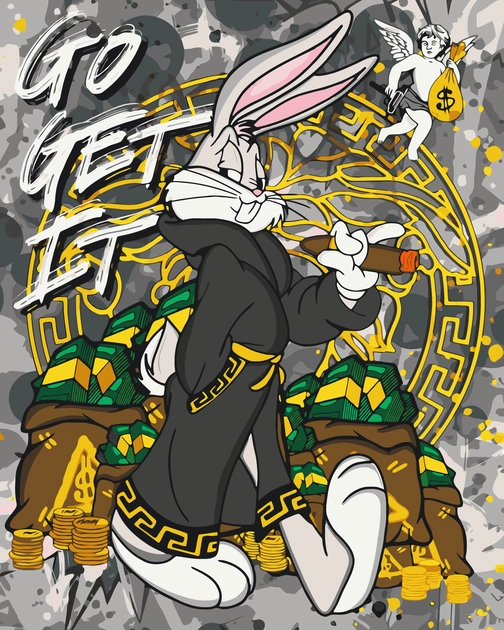 Картина за номерами Origami UA Герої кіно Бакс Банні 40х50 см — фото 2