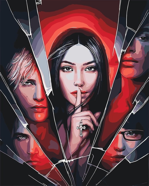 Картина за номерами Origami UA Клуб романтики Секрет небес реквієм 40х50 см — фото 2