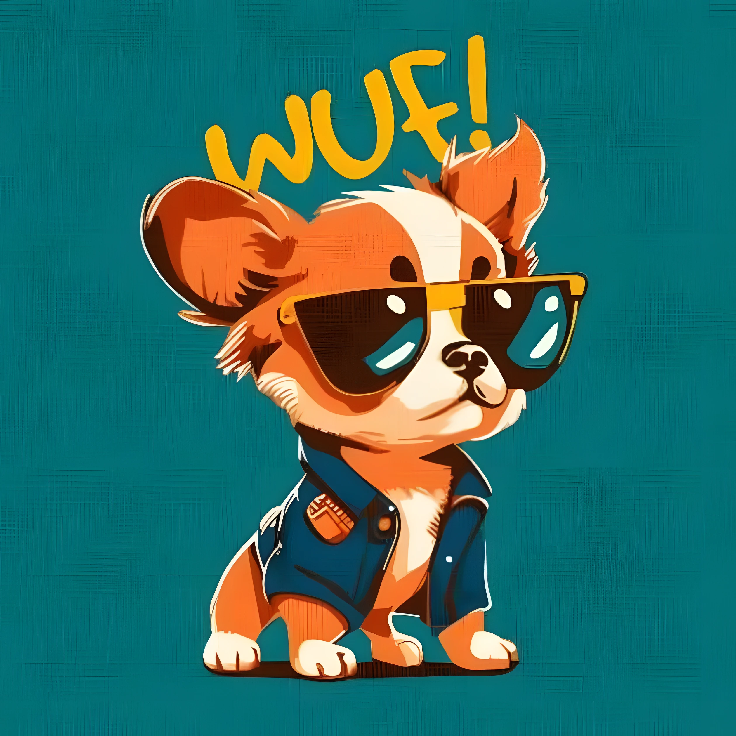 Картина за номерами Стильний песик 15х15см з мольбертом ROSA START