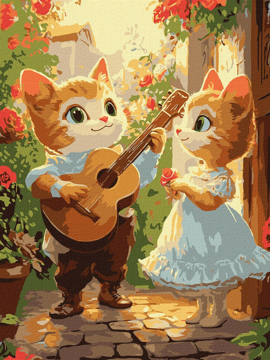 Картини за номерами Ідейка Котячі романси 30х40см 6746 — фото 2