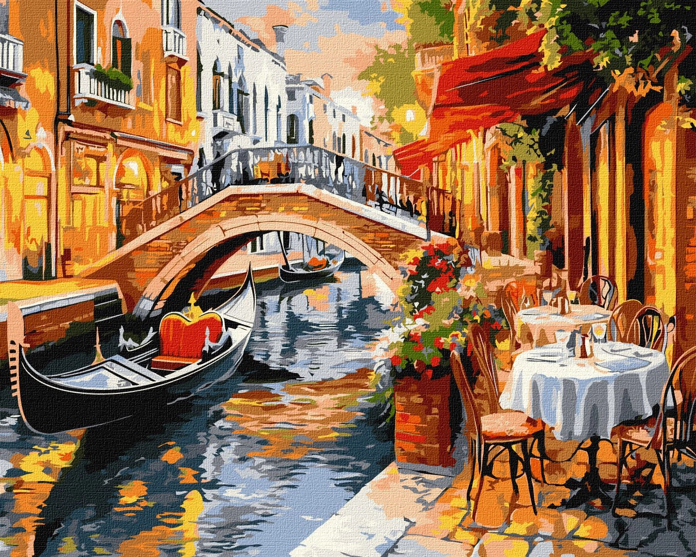 Картини за номерами Ідейка Венеціанські вулиці 40х50см 3660 — фото 2