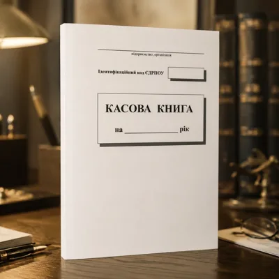 Касова книга с/к А4 вертикальна Ш