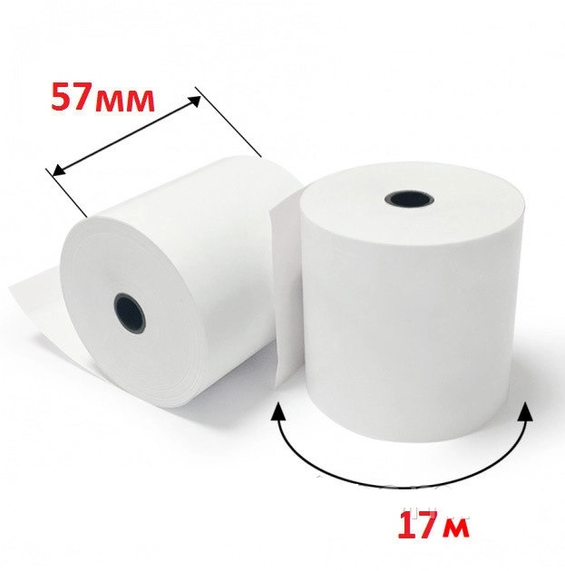 Касова стрічка 57.5мм 17м термо — фото 2