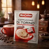 Кава 3в1 MacCoffee Cappuccino Di Torino з темним шоколадом 25г — фото 1
