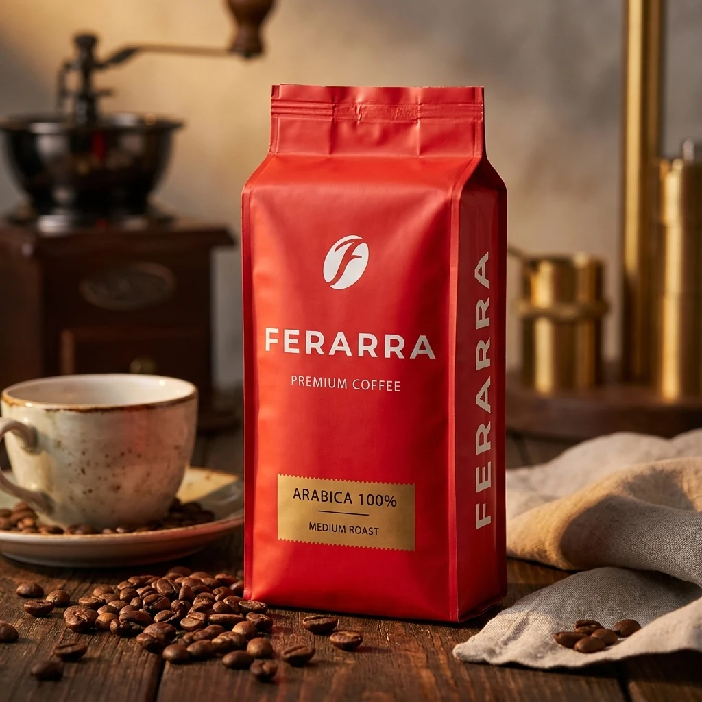 Кава мелена Ferarra Arabika 100% 250г 5872 — Продукти та напої