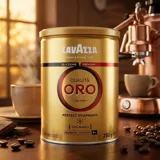 Кава мелена Lavazza Qualita Oro залізна банка 250г — фото 1