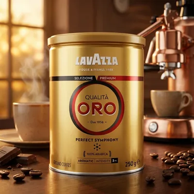 Кава мелена Lavazza Qualita Oro залізна банка 250г