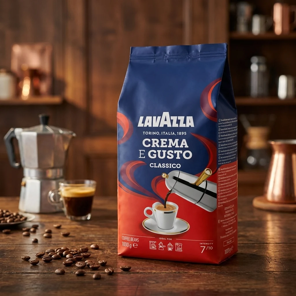Кава в зернах Lavazza Crema E Gusto Classico 1кг — Продукти та напої