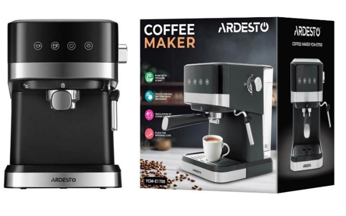 Кавоварка Ardesto ріжкова YCM-E1700 — фото 2