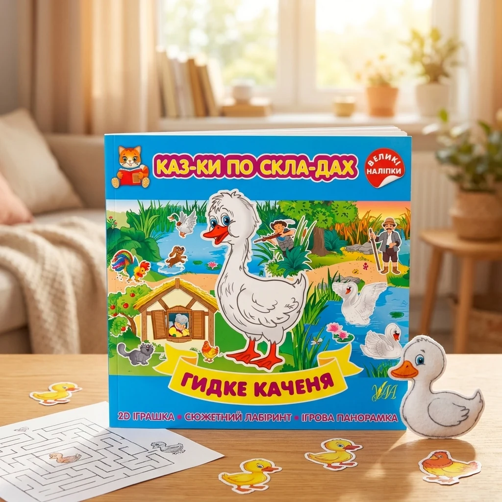 Казки по складах. Гидке каченя