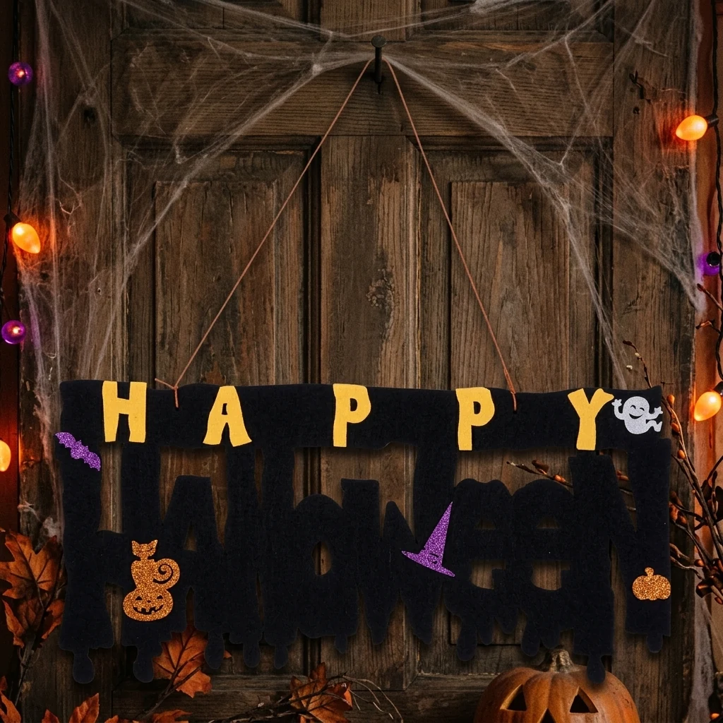 Хелловін - Декору приміщення "Happy Halloween" 41*20 см