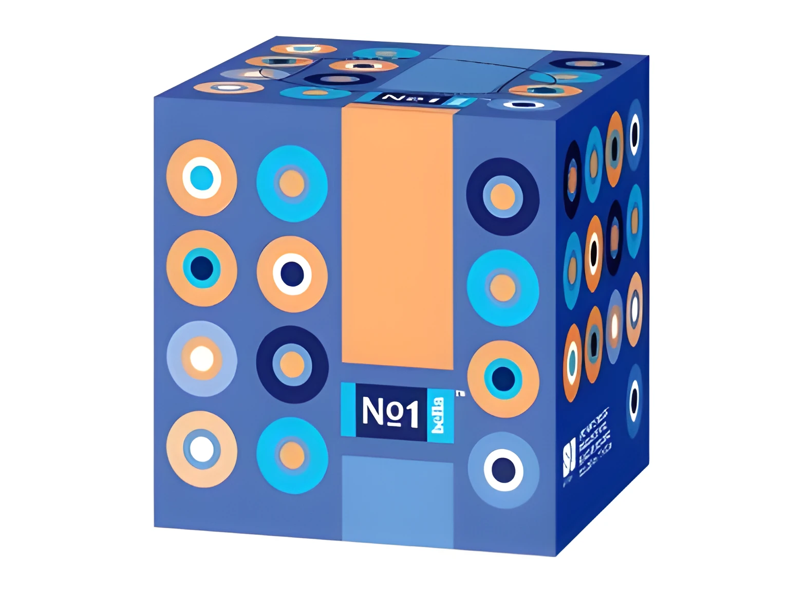 Хустинки паперові 2-х шар Bella №1 80шт