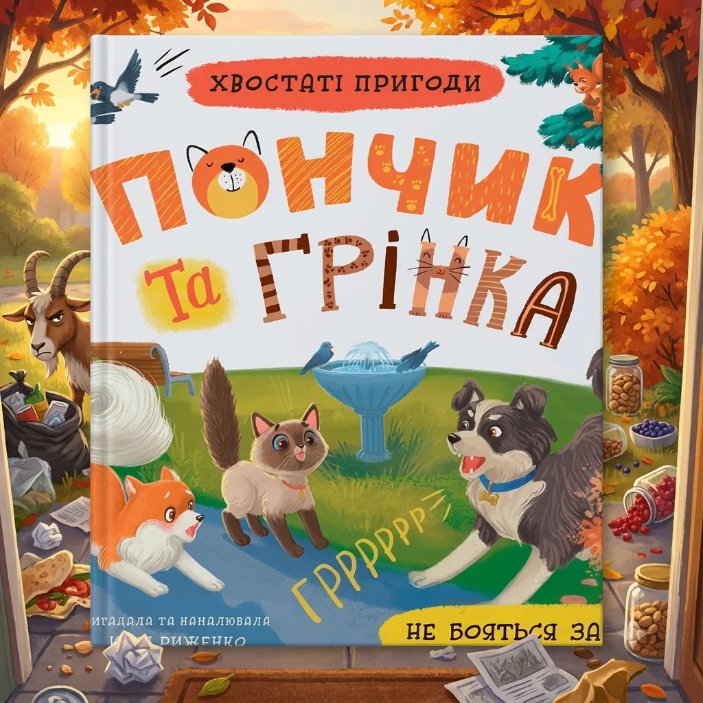 Хвостаті пригоди Пончик та Грінка не бояться забіяк