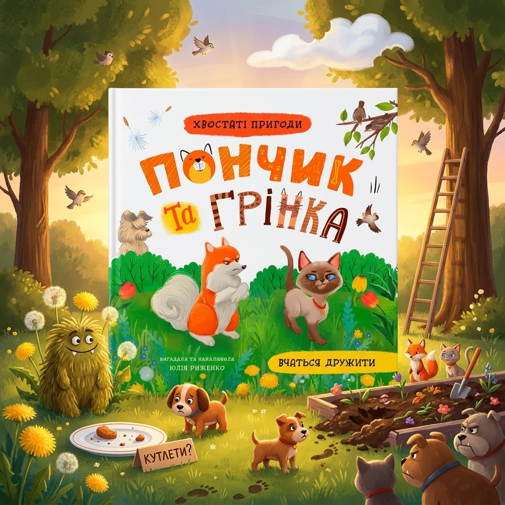 Хвостаті пригоди Пончик та Грінка вчаться дружити