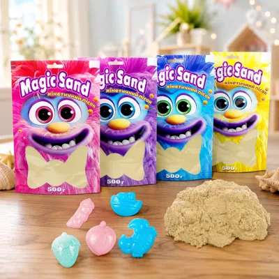 Кінетичний пісок Magic sand в пакеті 39403-1 класичний 500г