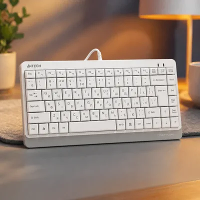 Клавіатура A4-Tech Fstyler FK11, білий колір, USB