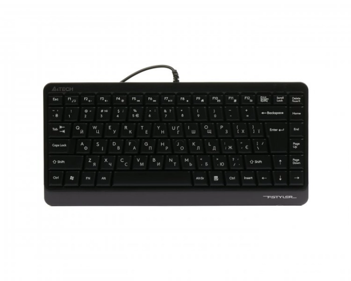 Клавіатура A4-Tech Fstyler FKS11, сірий колір, USB — фото 2
