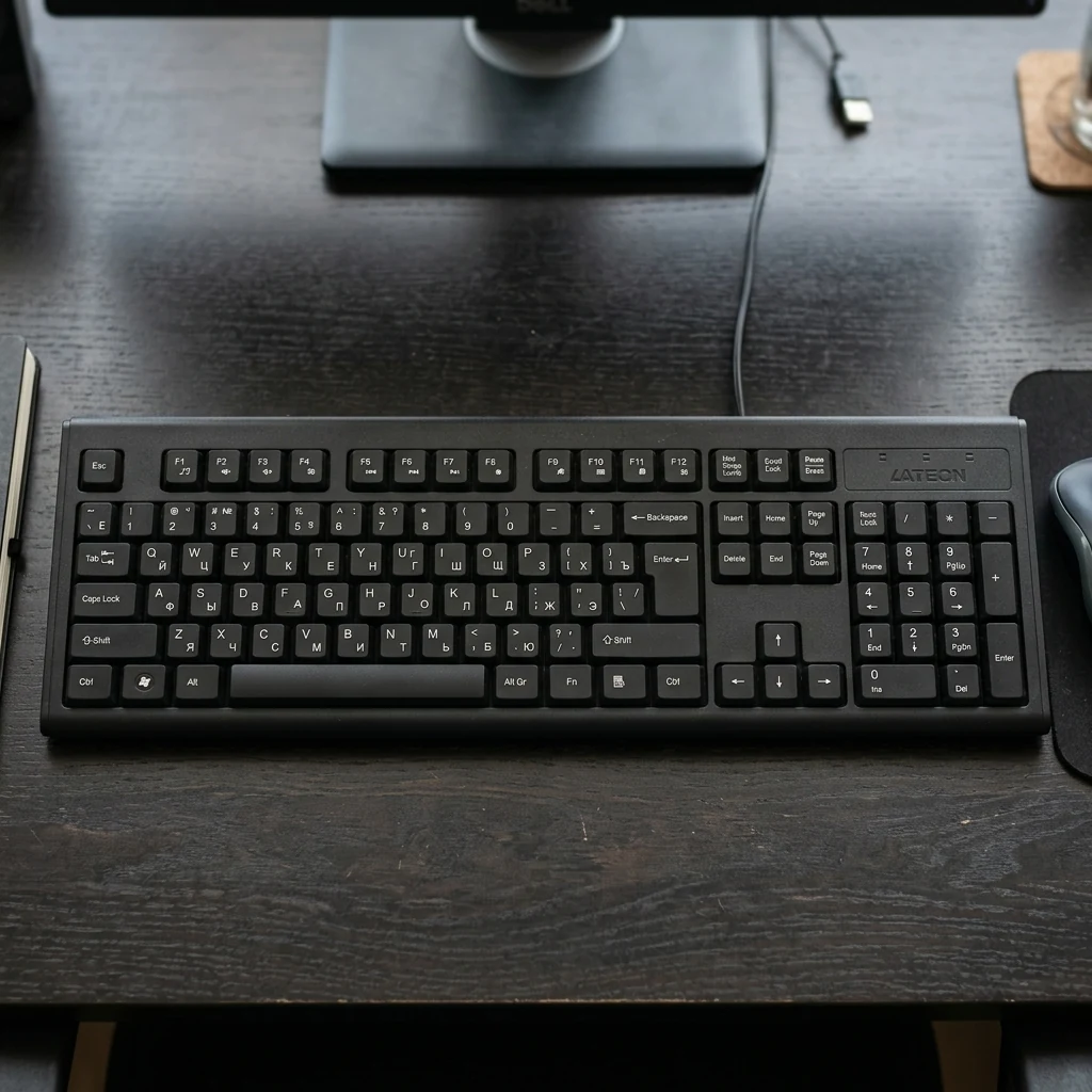 Клавіатура "A4 TECH" X-slim KRS-83 USB