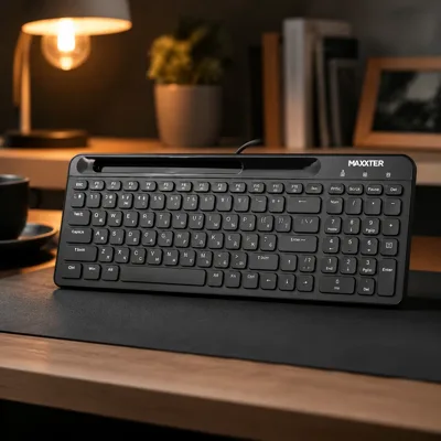 Клавіатура дротова Maxxter KB-01B-UA