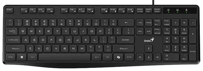 Клавиатура "Genius" KB-117S usb black
