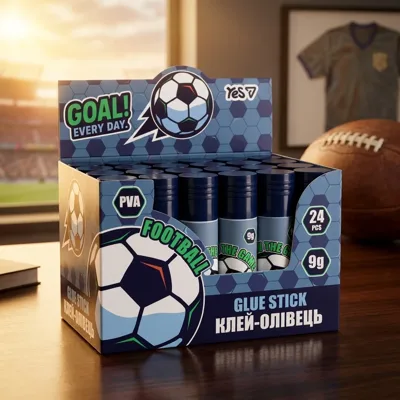 Клей-олівець Yes 9г PVA Football 320311