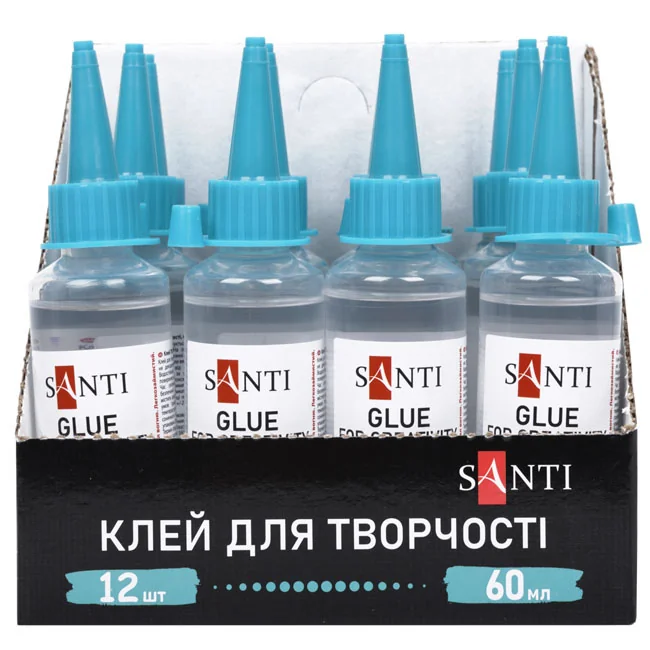 Клей силіконовий 60 мл Santi
