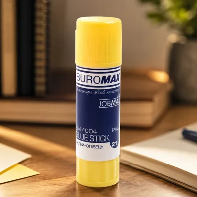 Клей олівець 21гр 4904 Buromax PVA