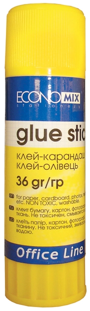 КЛЕЙ олівець 36 гр Economix — фото 2