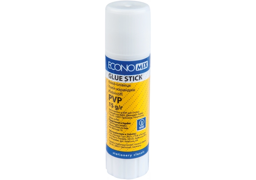 Клей олівець Economix PVP 15г — фото 2