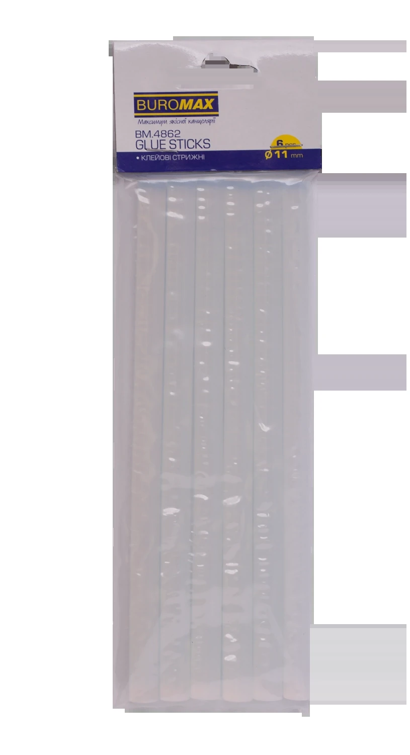 Клейові стержні Buromax 11 мм BM.4862 6 шт