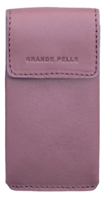 Ключниця шкіра 13*6,5 см на кнопці, кольори фрез, Grande Pelle