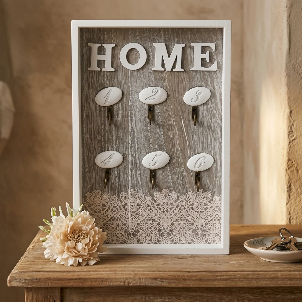 Ключичник "Home" (дерево, 30 * 20см)