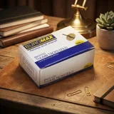 Кнопки канцелярські Buromax 100 шт золотисті — фото 1