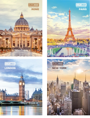 Амбарна книга А4 80 аркушів «Столиці світу» — фото 2