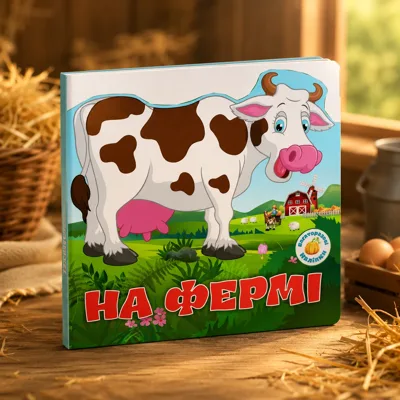 Книга Багаторазовi налiпки. На фермі