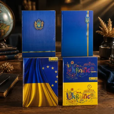 Книга в твердій обкладинці А4 96л 2400 Вuromax 96л кл.офс. ВМ2400-38 укр.симв.