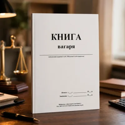 Книга вагаря А4 50л газ