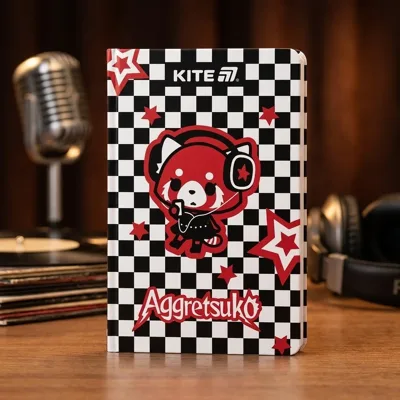Книга записна А6 Kite тверда обкладинка  80 аркушів клітинка AR AR25-199