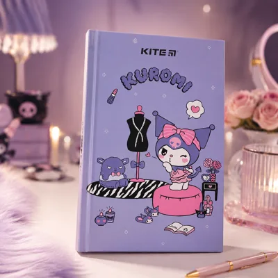 Книга записна А6 Kite тверда обкладинка 80 аркушів клітинка HK-2