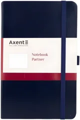 Записна книга Axcent Partner синя, клітинка, 96 аркушів — фото 2