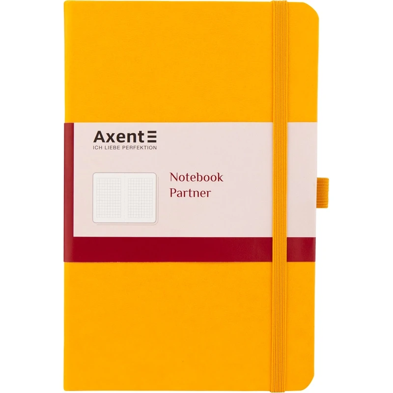 Записна книжка Axent Partner жовта клітинка 96 аркушів — Блокноти та щоденники