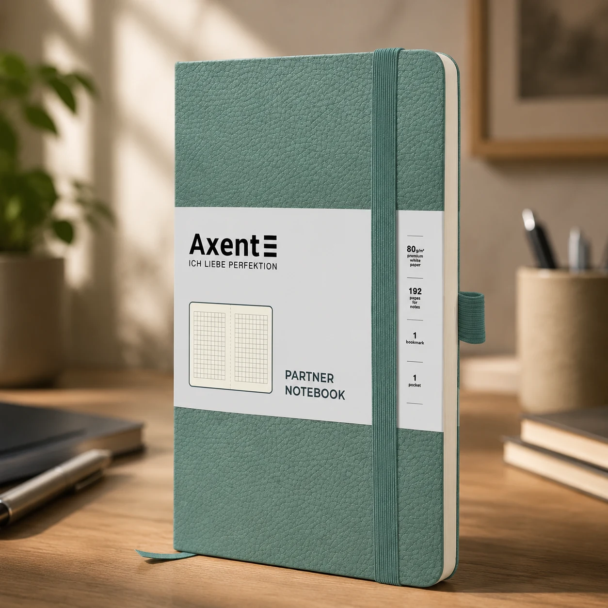 Записна книга Axent Partner Soft Skin А5 клітинка — Блокноти та щоденники