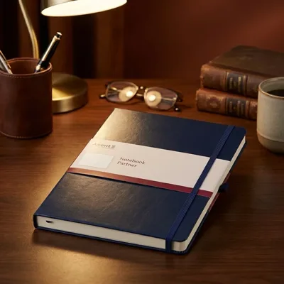 Книга записна Partner Grand, 210*295, 100 арк, кліт, синя 8203-02-a