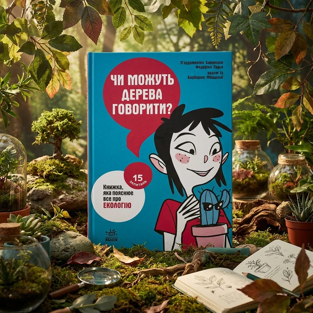 Книга 15 запитань : Чи можуть дерева говорити? Книжка, яка пояснює все про екологію (у)