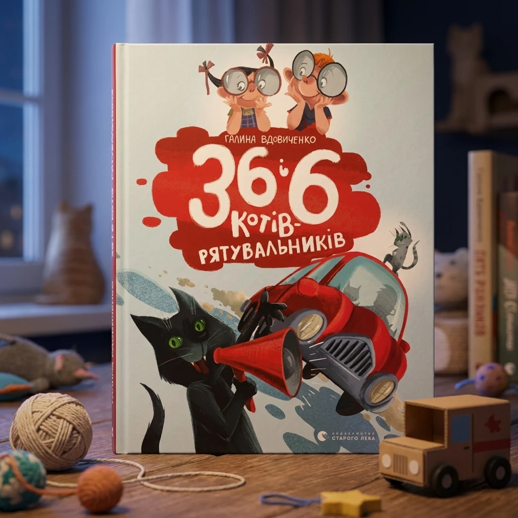 Книга 36 і 6 котів рятувальників