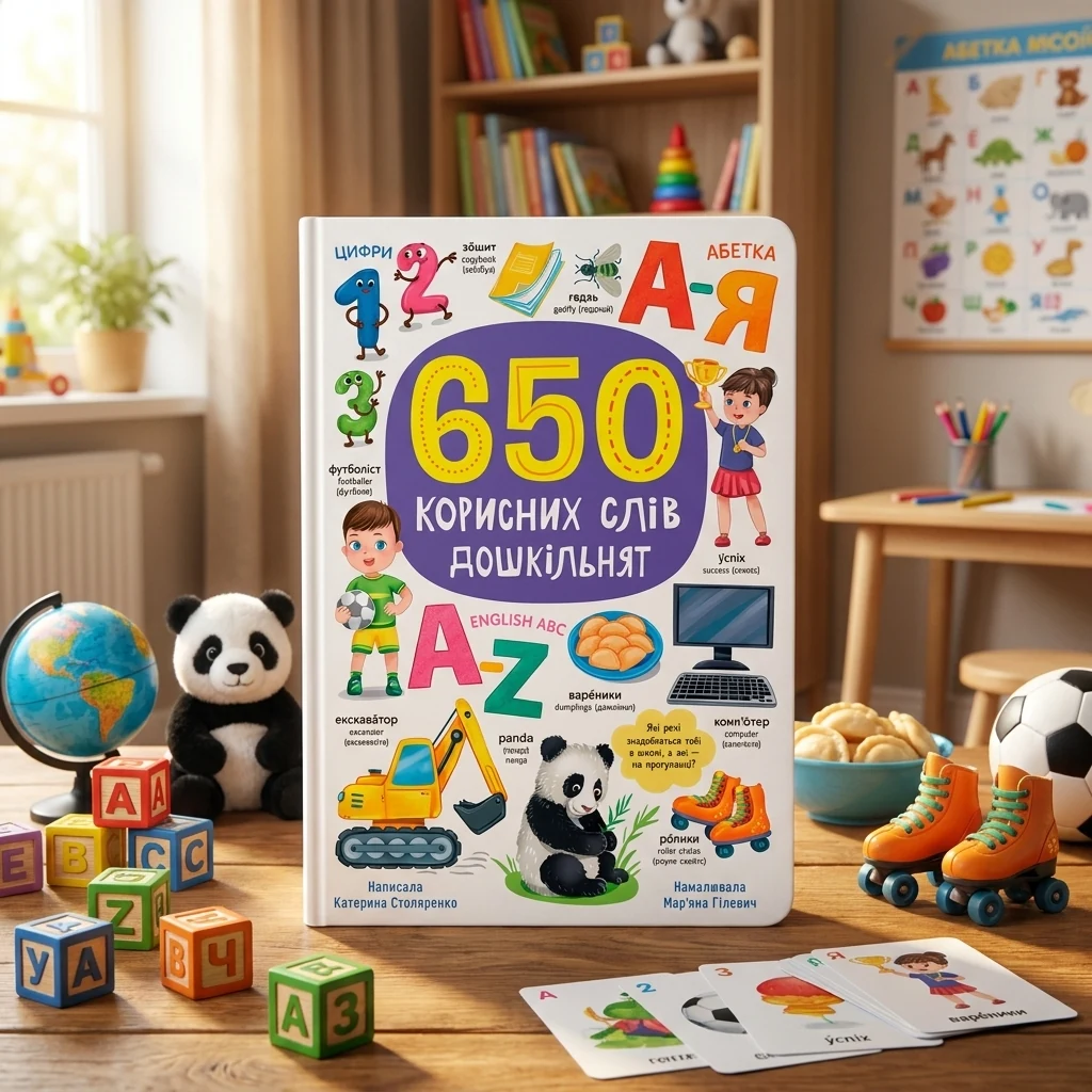 Книга 650 корисних слів дошкільнят