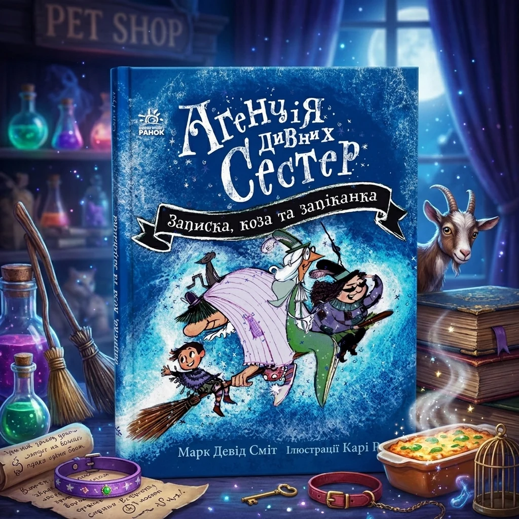 Книга Агенція дивних сестер Записка коза та запiканка