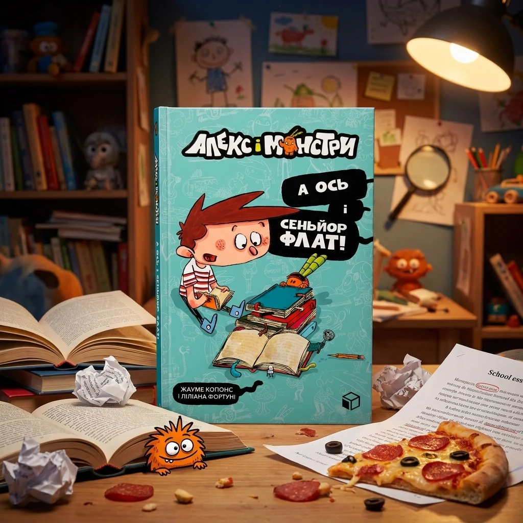 Книга Алекс і монстри А ось і сеньйор Флат!