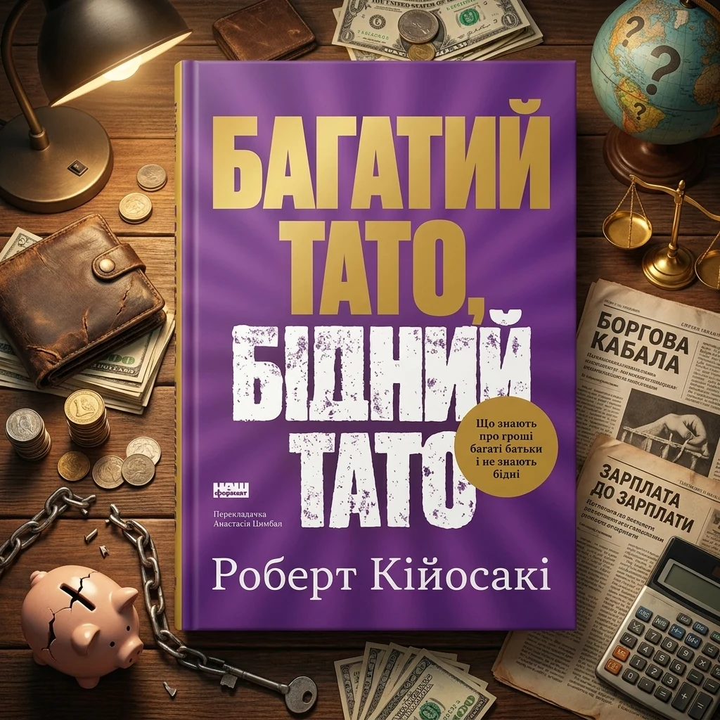 Книга Багатий тато, бідний тато. Що знають про гроші багаті батьки і не знають бідні