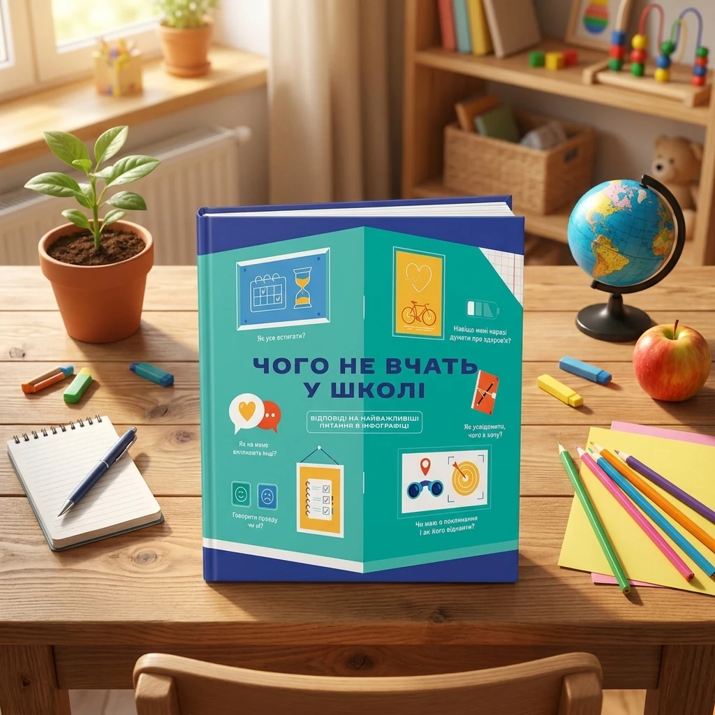 Книга Чого не вчать у школі Відповіді на найважливіші питання в інфографіці